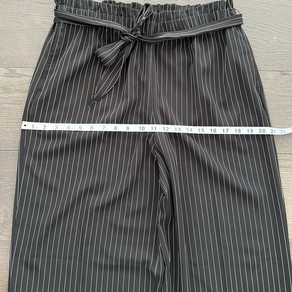 Womens Nine.eight Flare striped Black pants sz 10 - Picture 8 of 12